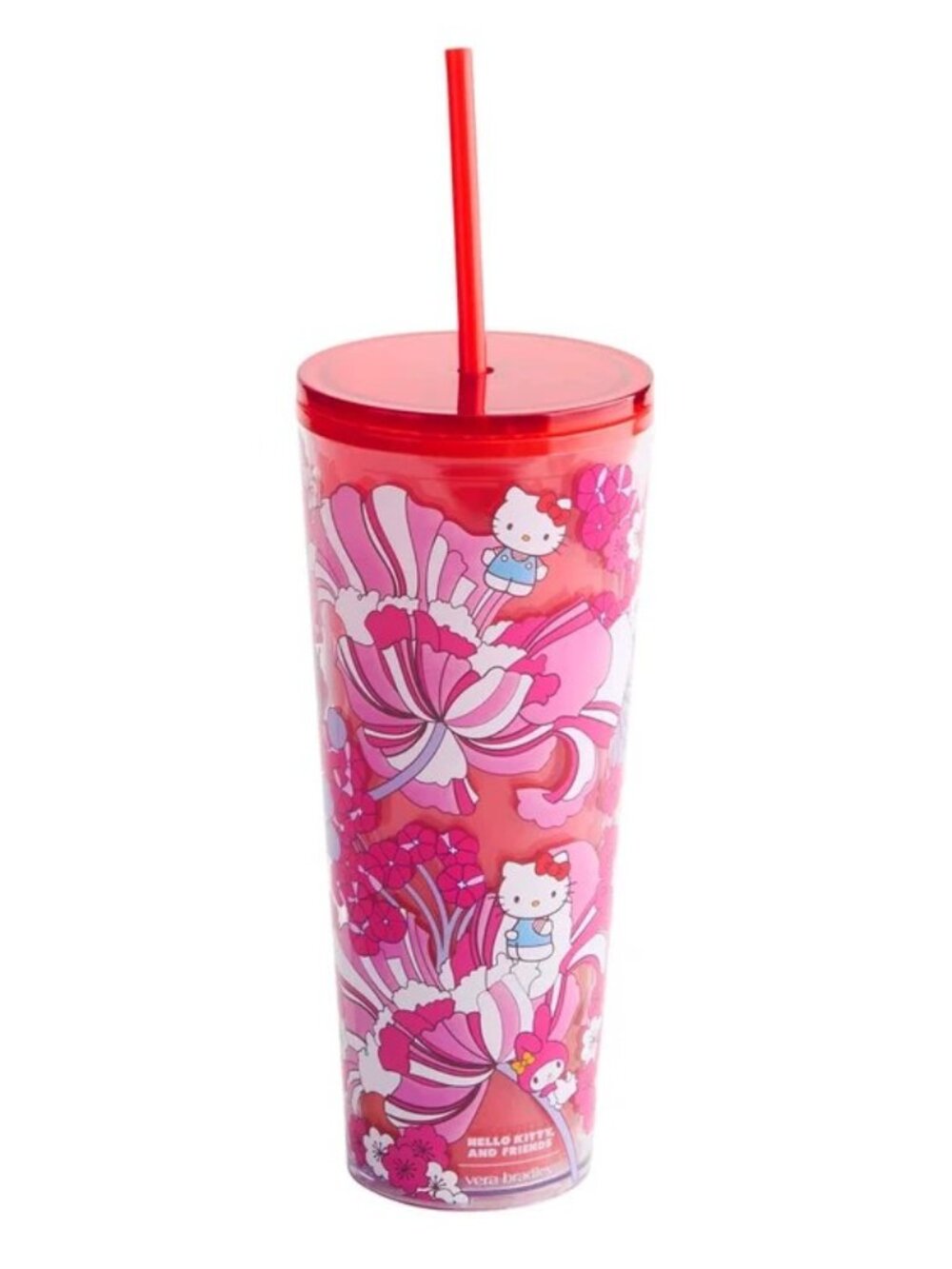Vera Bradley Collab with Hello Kitty® and Friends Double Wall Tumbler with Straw